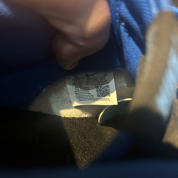 Nike dunk low Hyper cobalt blue size 14 used - Picture 3 of 10